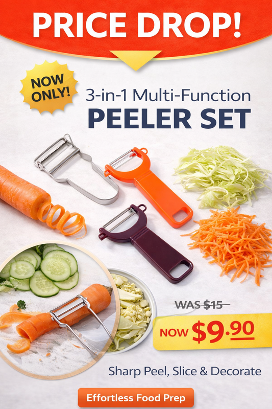 Multi-purpose Peelers (Set of 3)